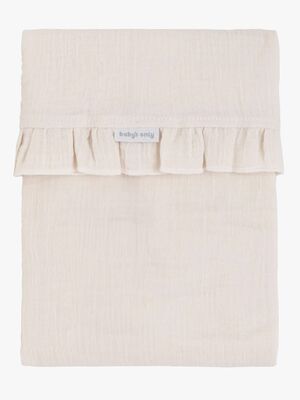 Baby's Only CALM Babybett-Laken mit Rüschen 120x150 cm, Warm Linen