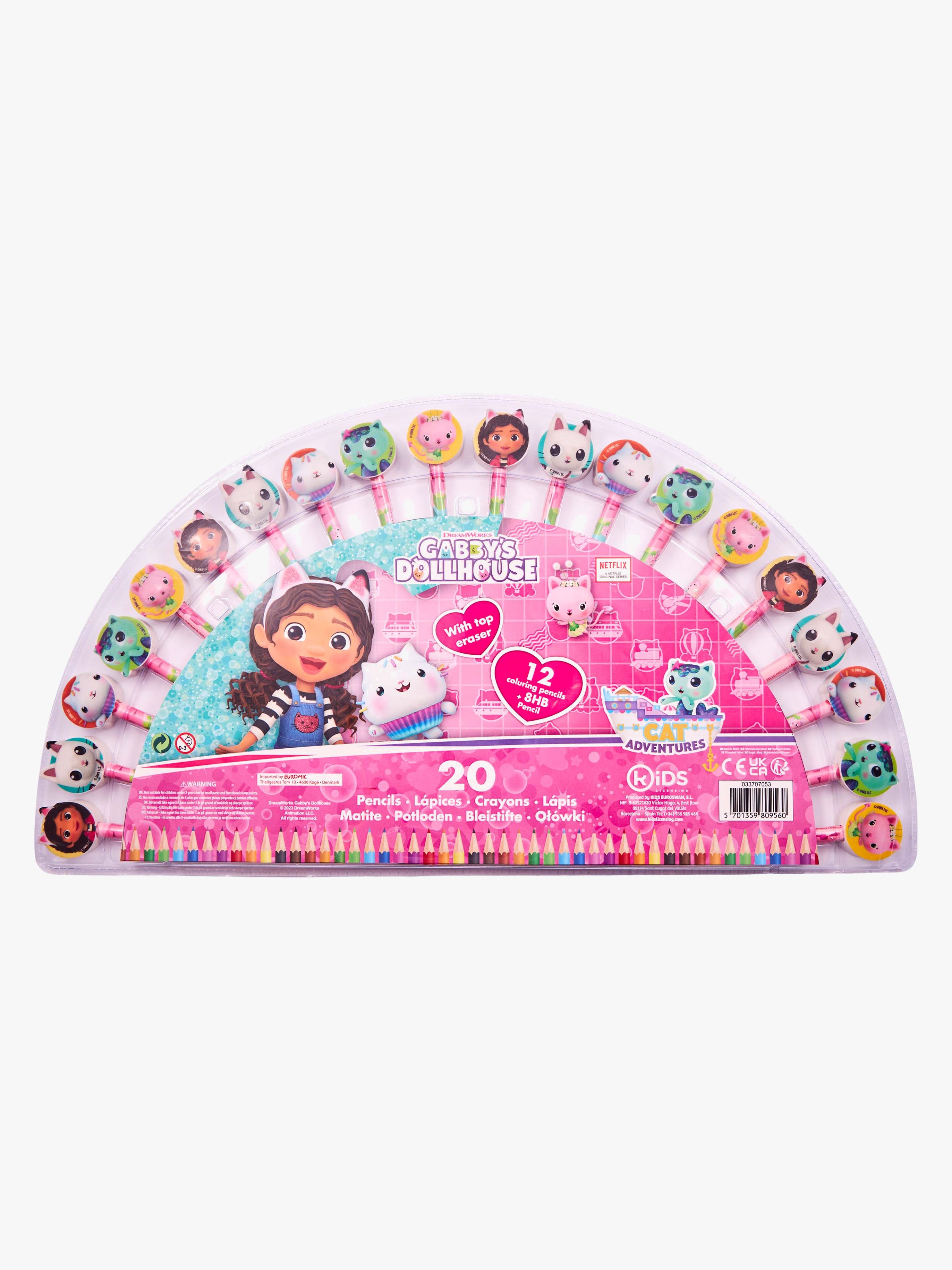 Stifteset mit Radiergummi 20er-Pack