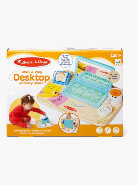 Melissa & Doug Work & Play Desktop Aktivitätsbrett