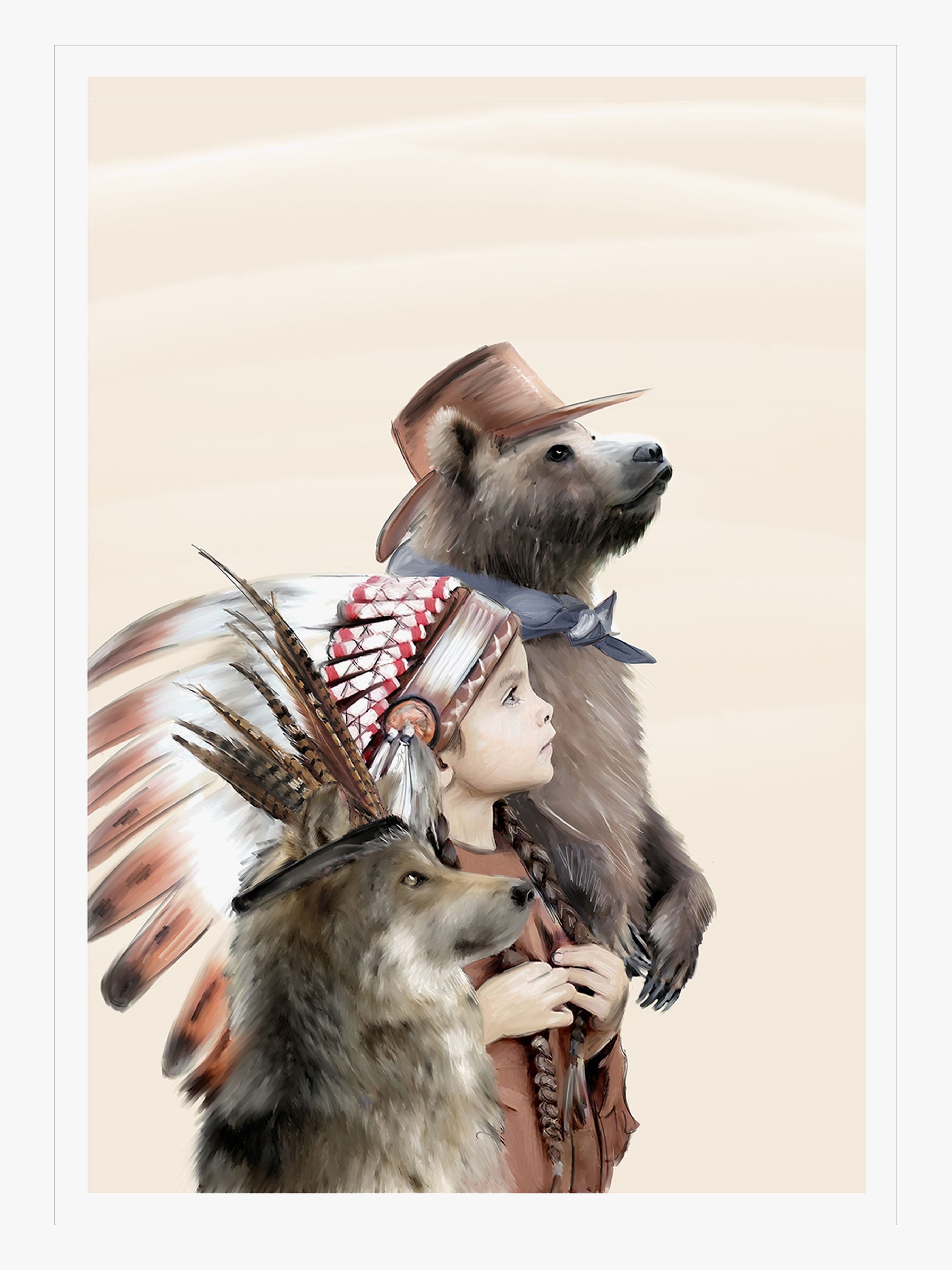 Poster 30x40 Kleiner Headdress