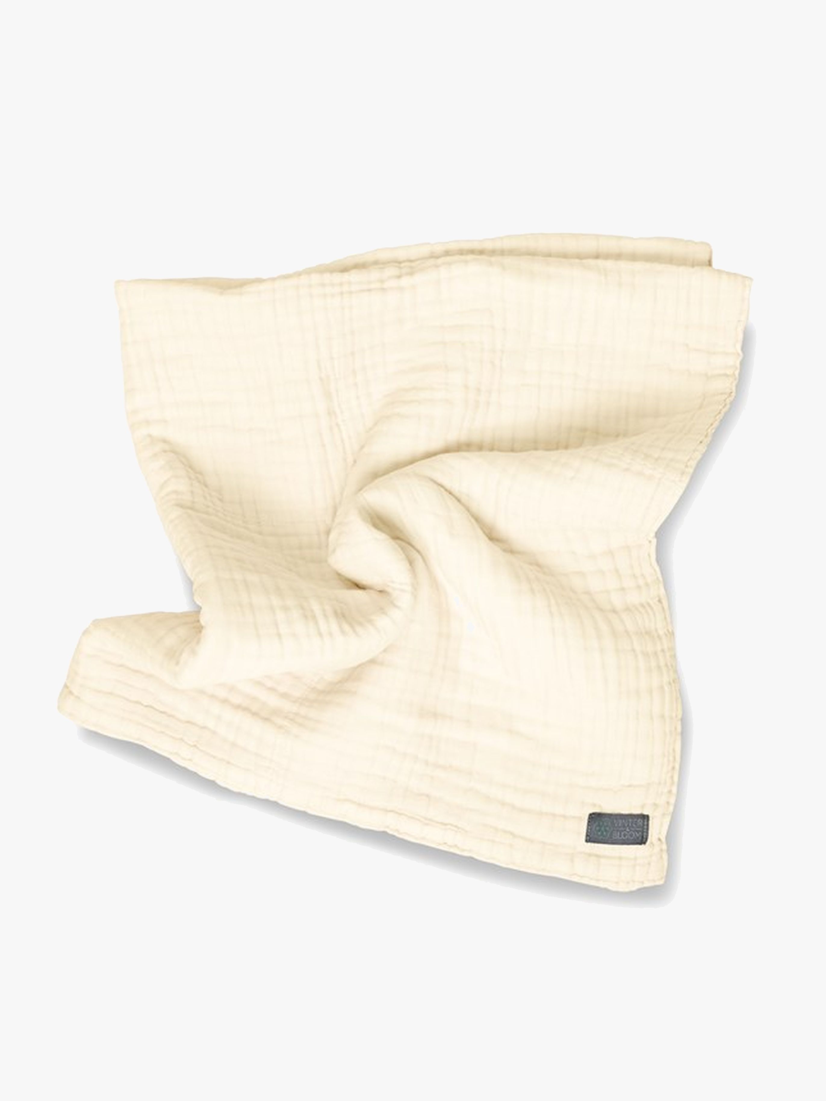 Layered Musselintuch, Pearl White