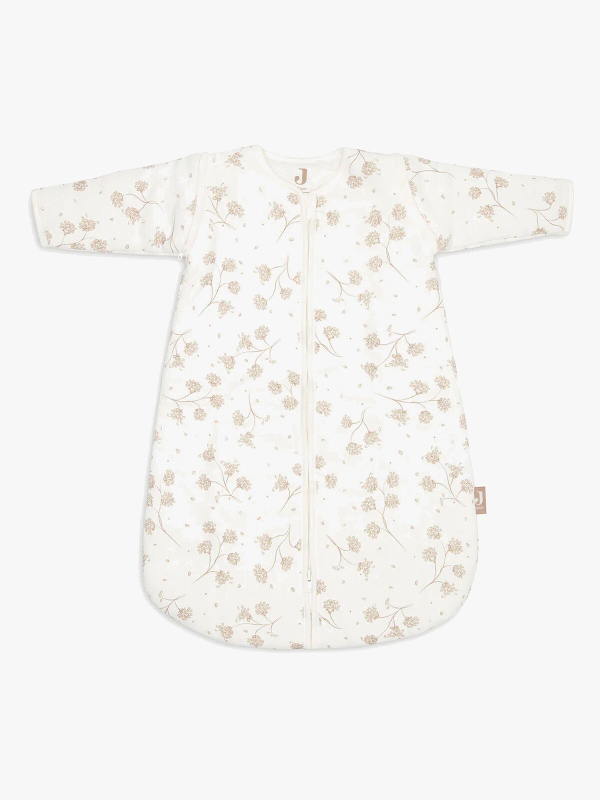 Jollein Schlafsack mit abnehmbaren Ärmeln Rund 60 cm, Leafy Dreams