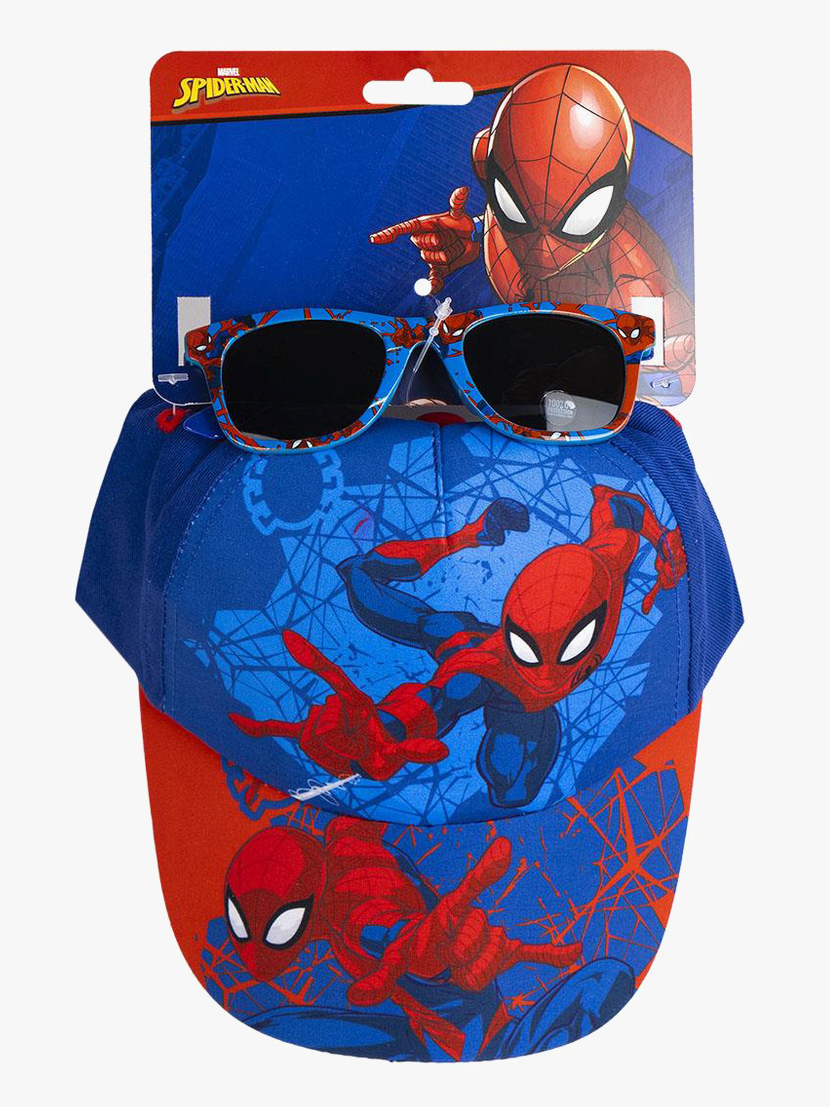 Spider-Man Kappe &  Sonnenbrille, Blau