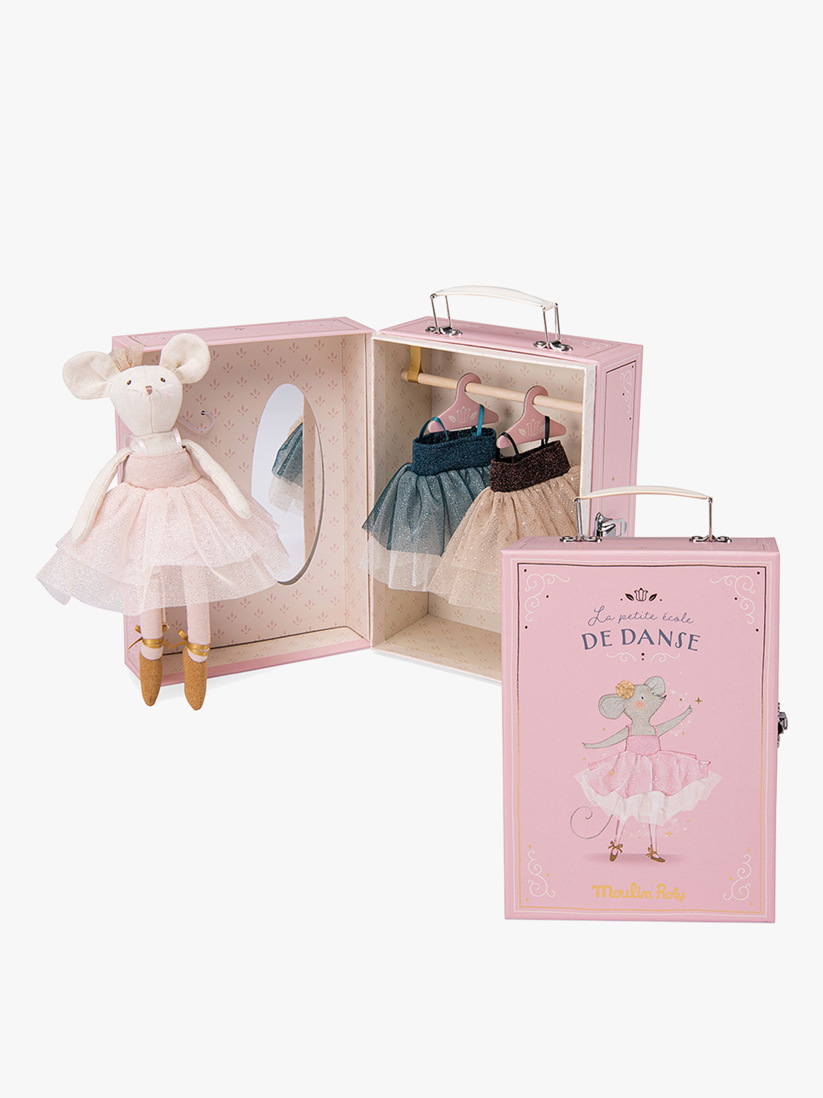 Moulin Roty Schrankkoffer mit Puppe Suzie