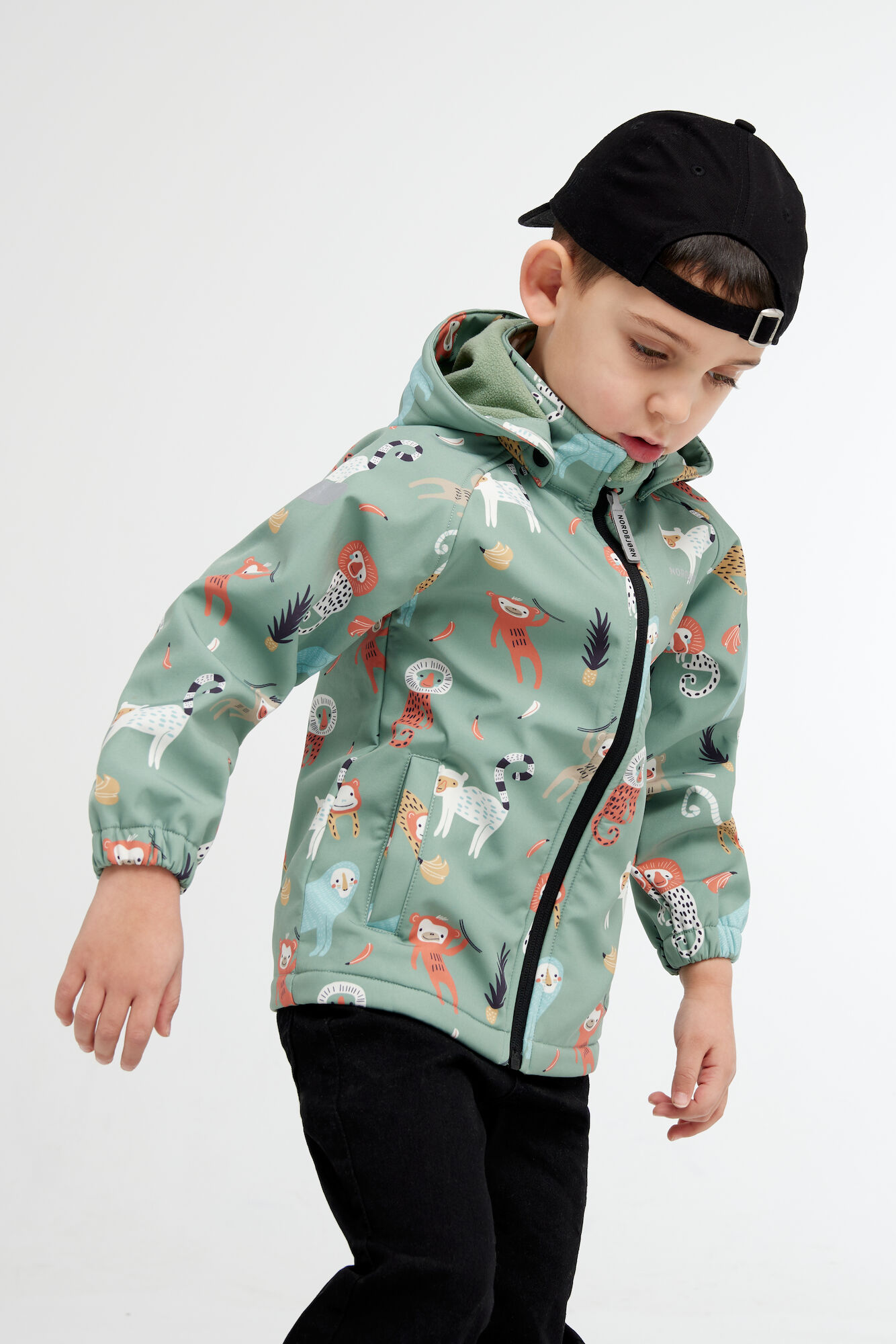 Nordbjørn Mollö Softshelljacke, Monkey Business Green Bay, 86