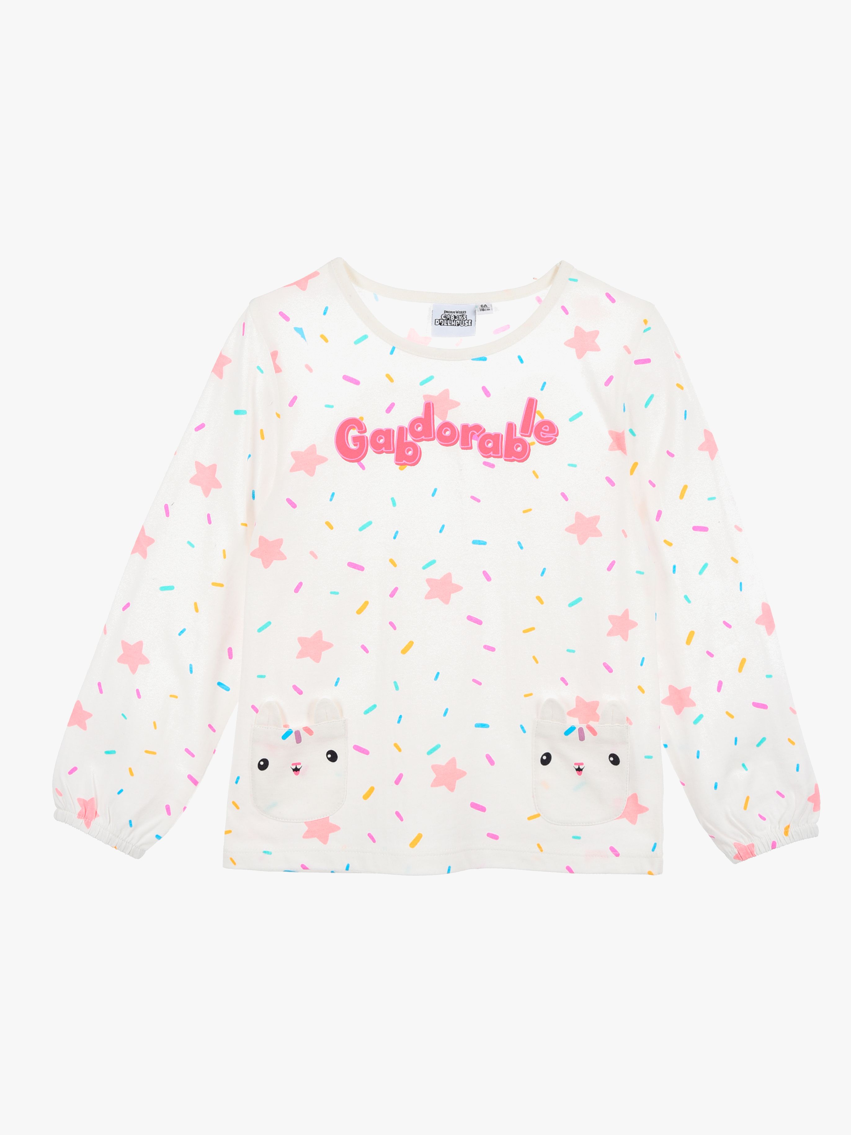 Gabby's Dollhouse T-Shirt, Off-White, 116-122