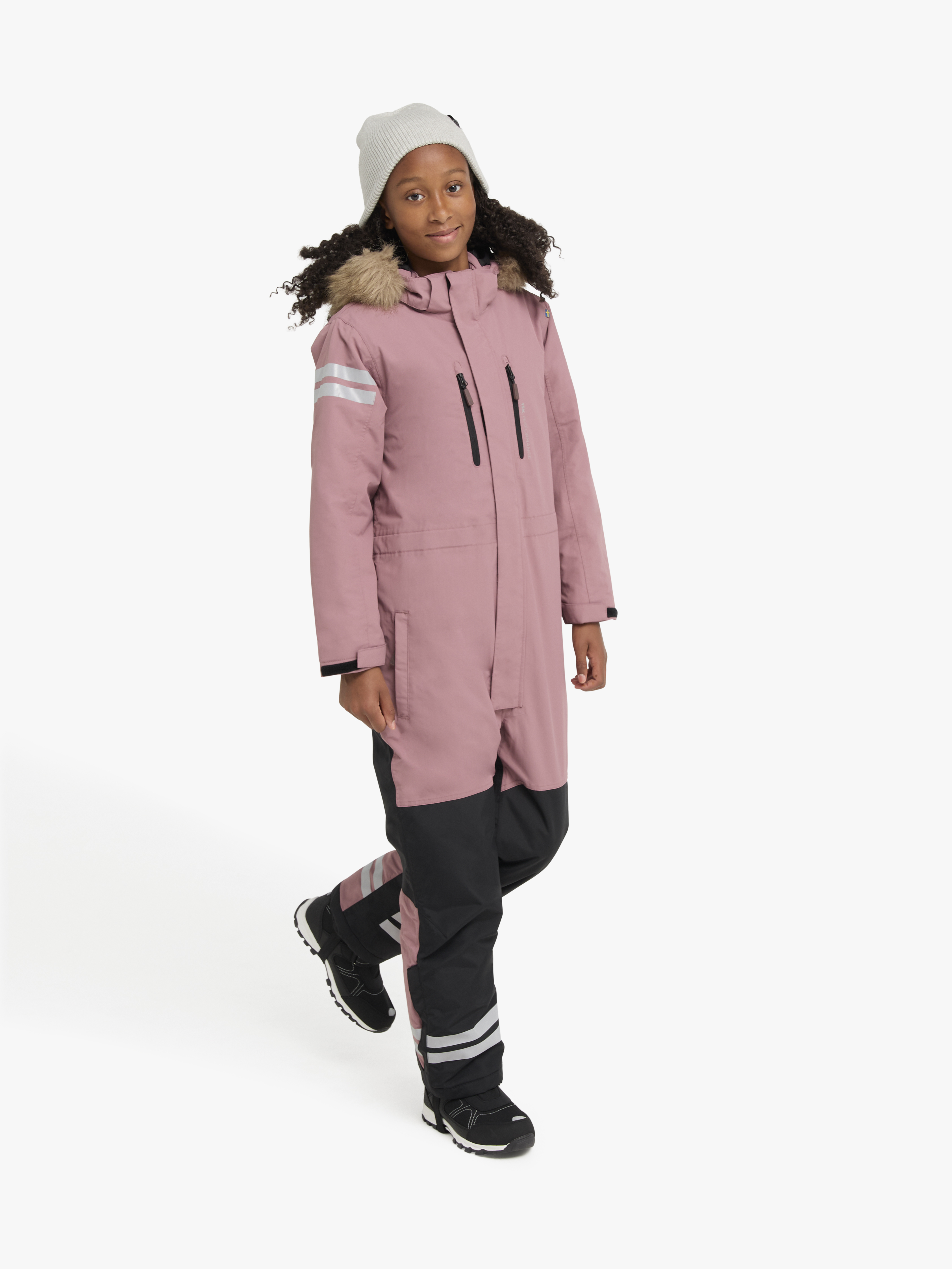 Polar Winteroverall, Dusty Pink, 130