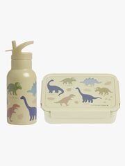 A Little Lovely Company Brotdose & Flasche, Dinosaurs