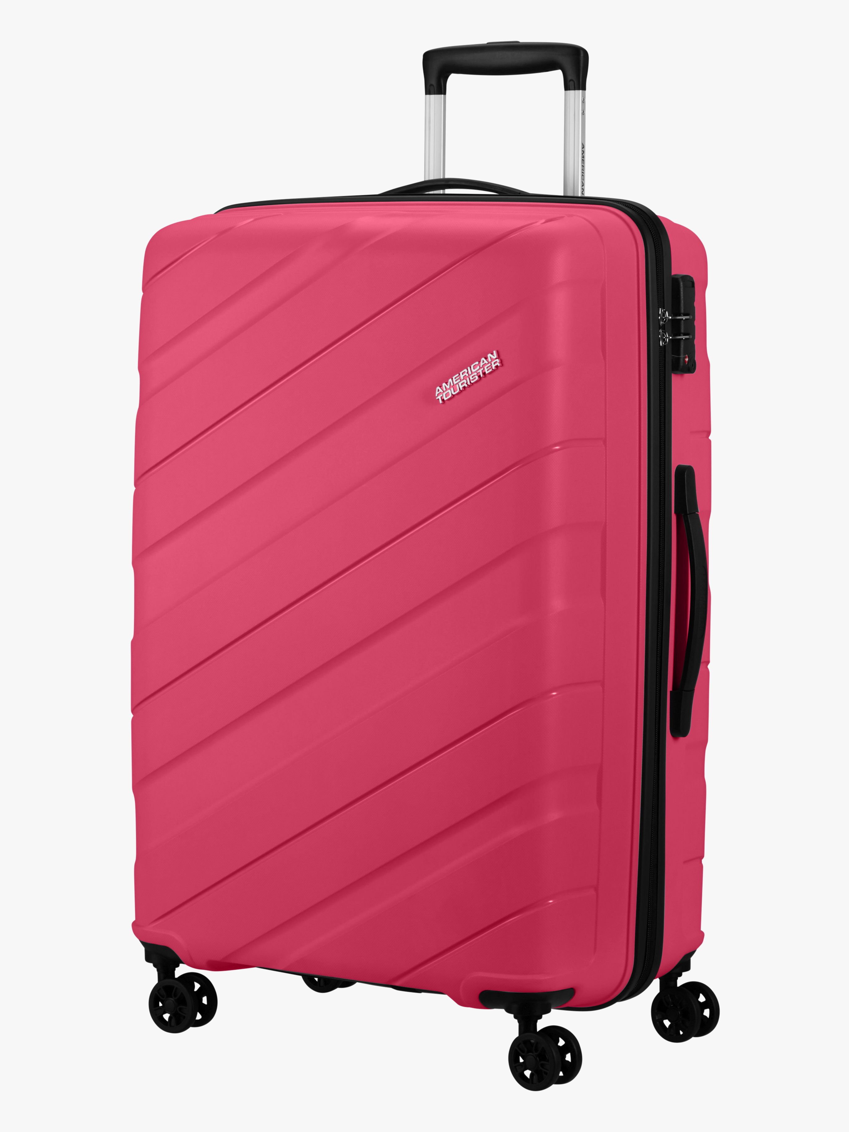 American Tourister Jetdriver Spinner Reisekoffer 100L, Raspberry Pink