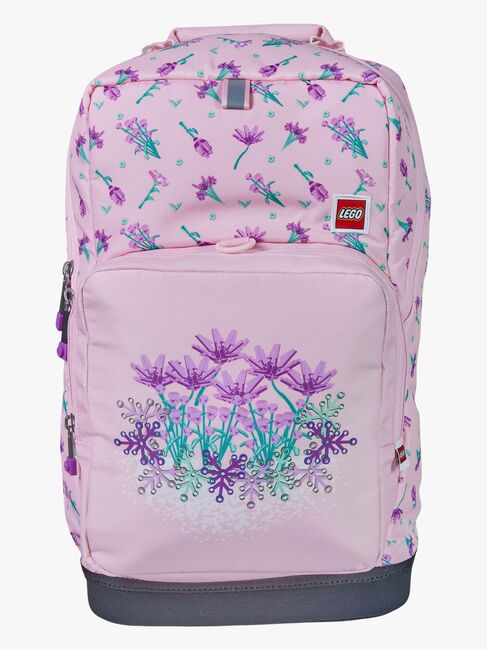 LEGO® Flowers Rucksack 20L, Rosa