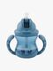 Nuby Twin Handle Flip It Becher 240 ml +12 m, Blau