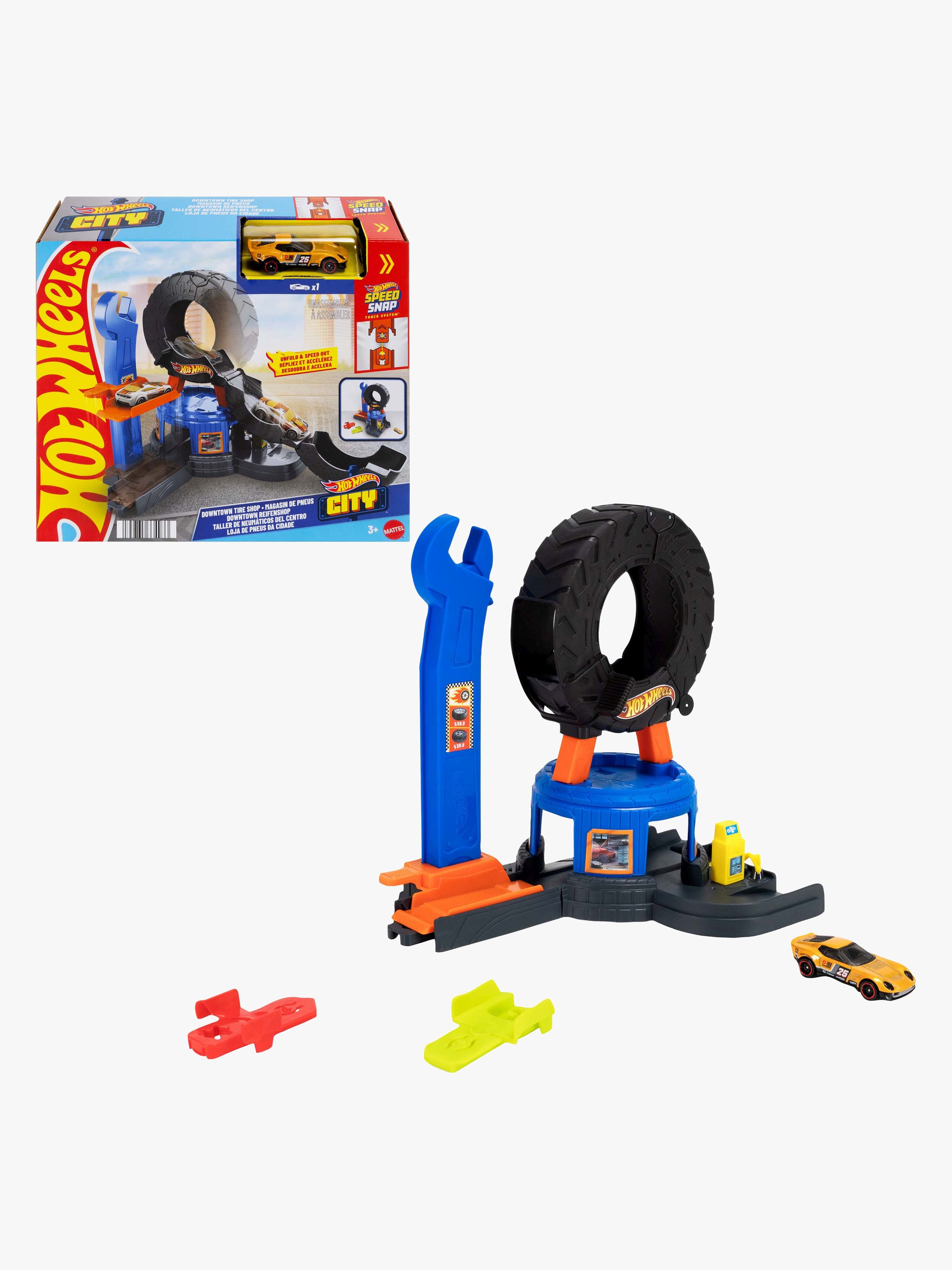 Hot Wheels City Downtown Spielset Reifenshop