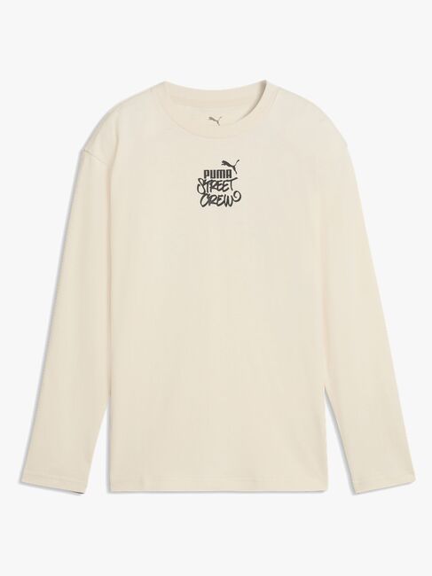 Puma MID90s Lockerer Pullover, Weiß