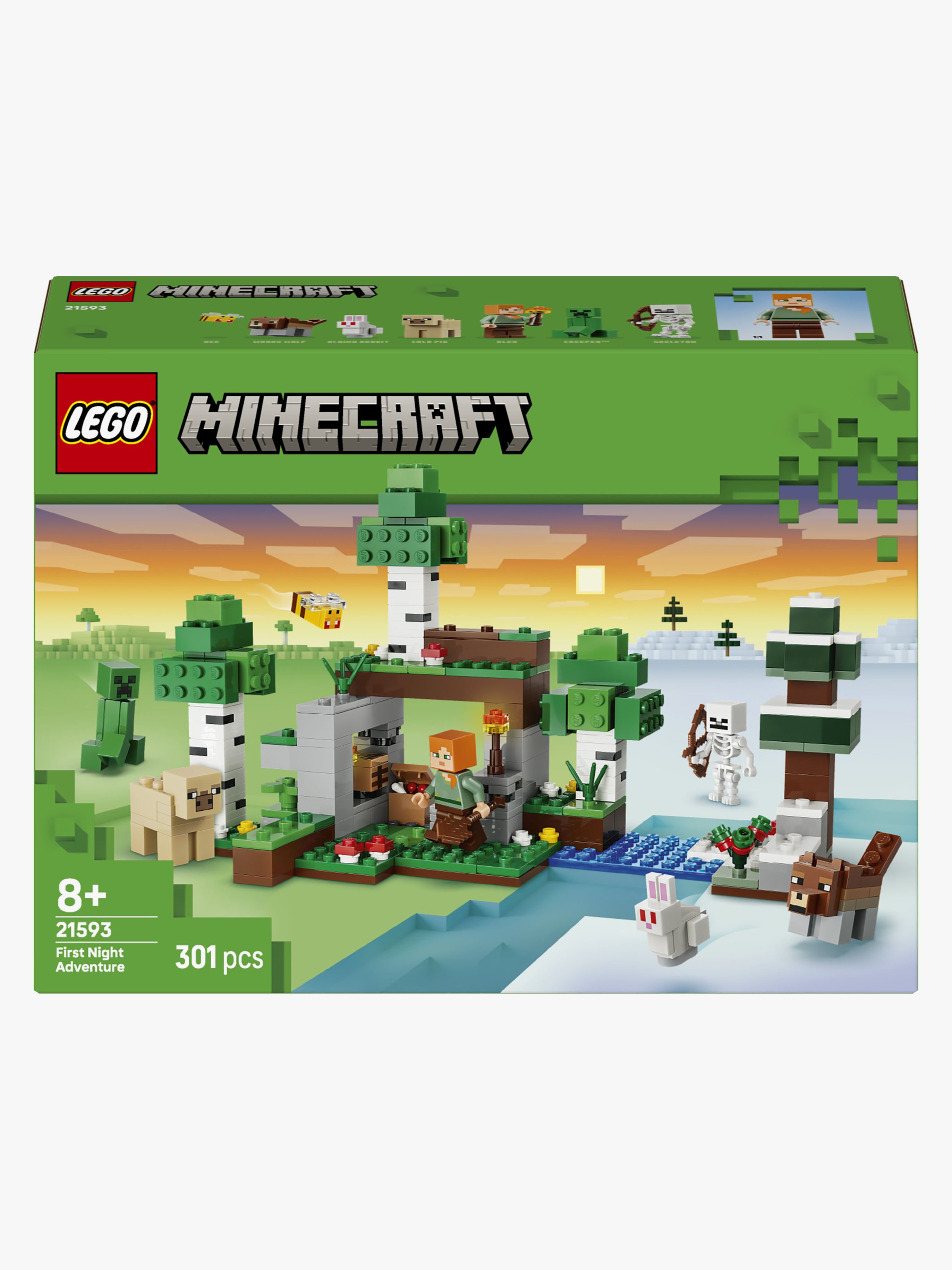 LEGO Minecraft 21593 Erstes Abenteuer in der Nacht