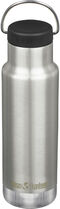 Klean Kanteen Classic Loop Cap Thermobecher 355 ml, Brushed Stainless