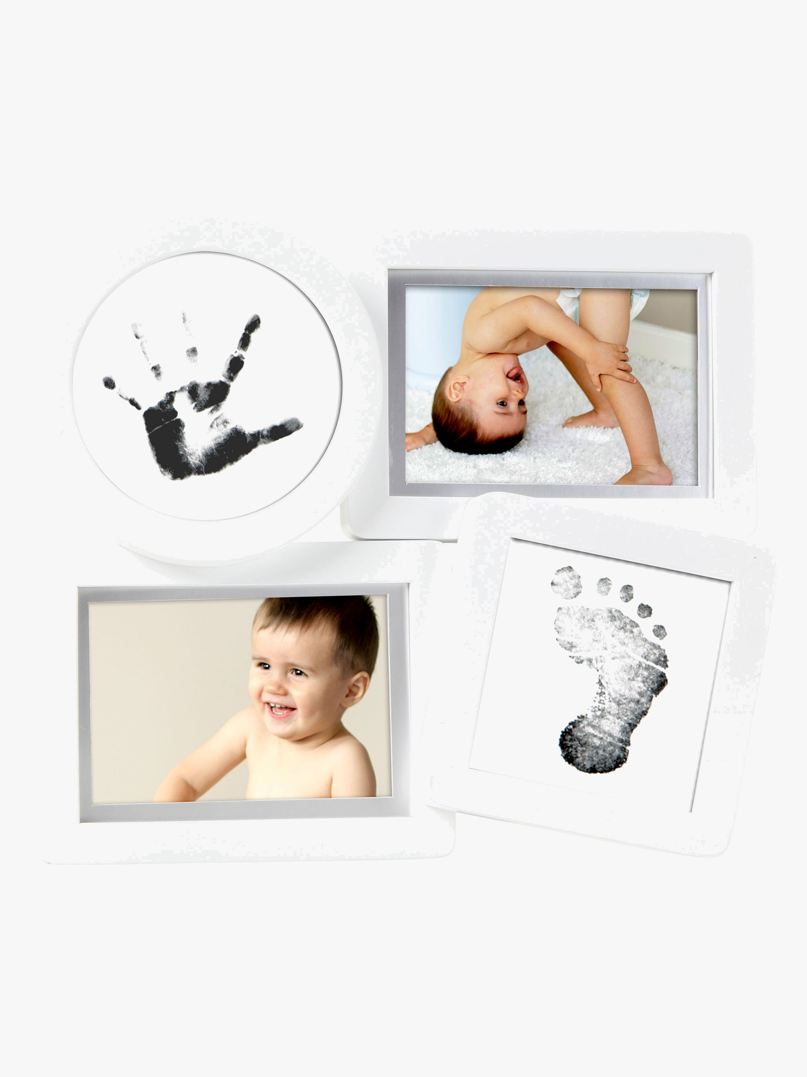 Babyprints Collage Rahmen, Weiß