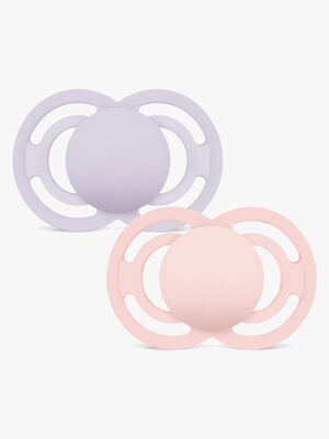 MAM Perfect Schnuller Silikon 2er-Pack 6-16m, Rosa