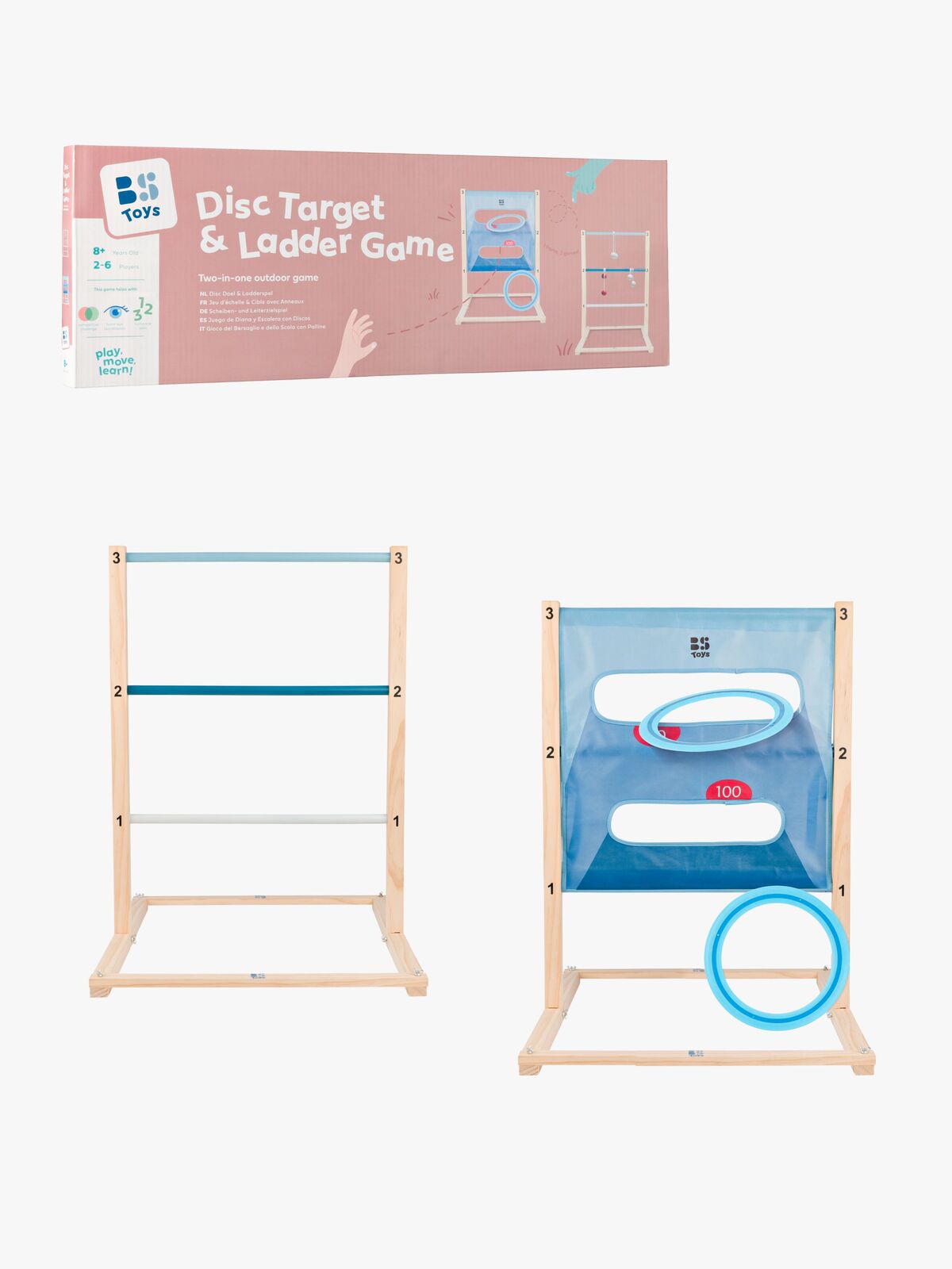 BS Toys Scheiben- und Leitersteigspiel Outdoor-Spiel