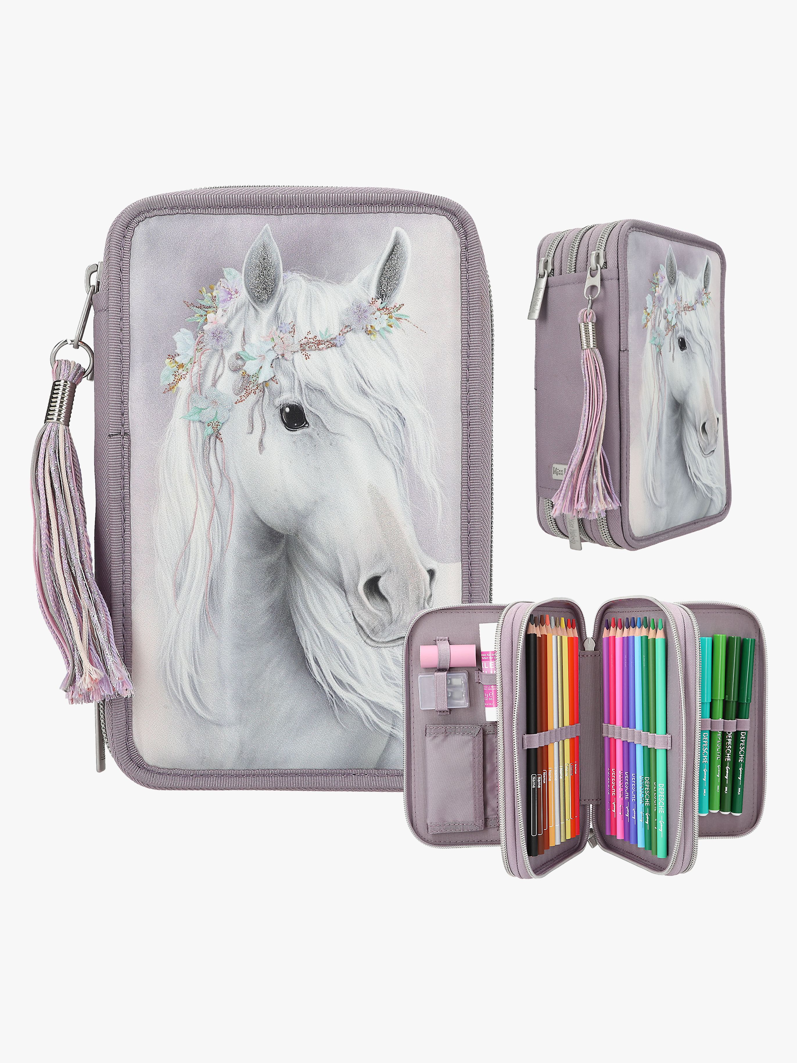 Dreifach-Federmäppchen Fantasy Horse