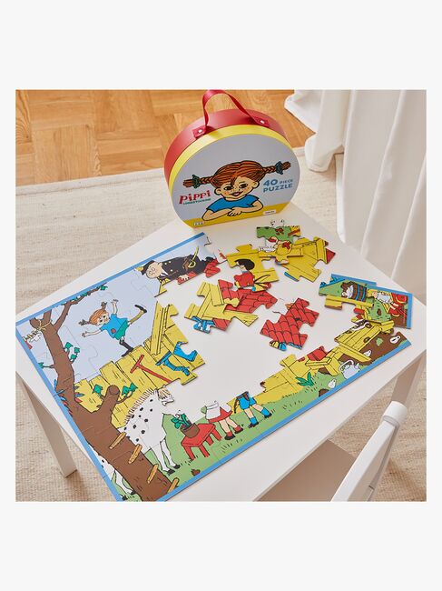 Pippi Langstrumpf Puzzle mit Tasche 40 Teile