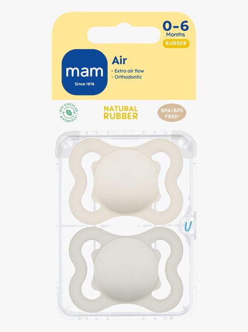 MAM Air Naturkautschuk Schnuller 0-6m, Neutral