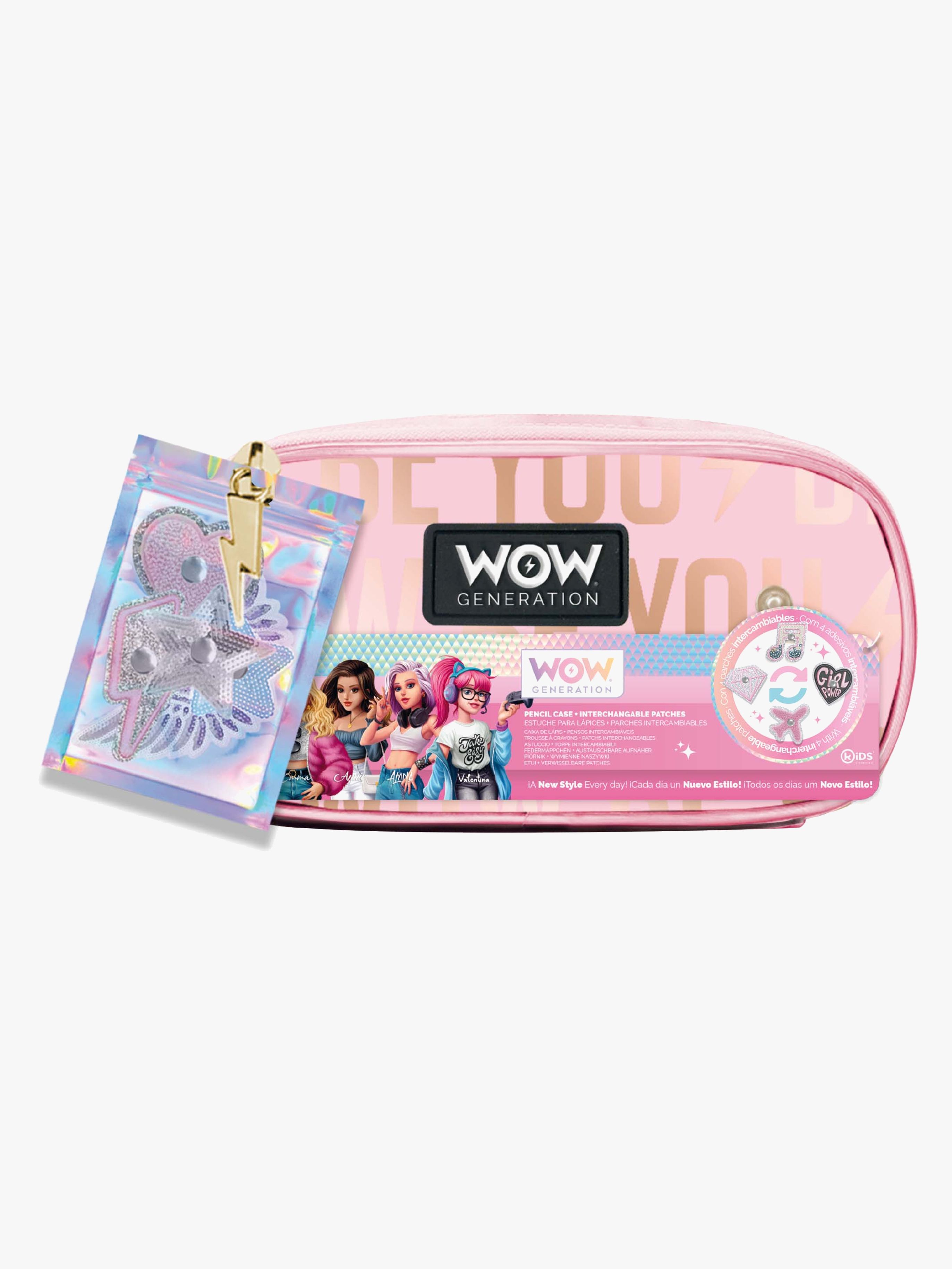 WOW Generation Federmäppchen mit Stoffmarken, Rosa
