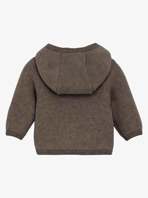 Huttelihut Wollfilz-Jacke Merinowolle, Brown Melange