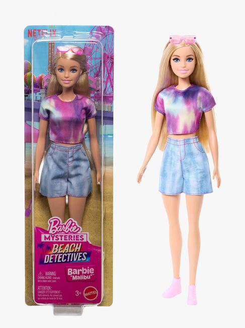 Barbie Beach Detective Puppe Malibu