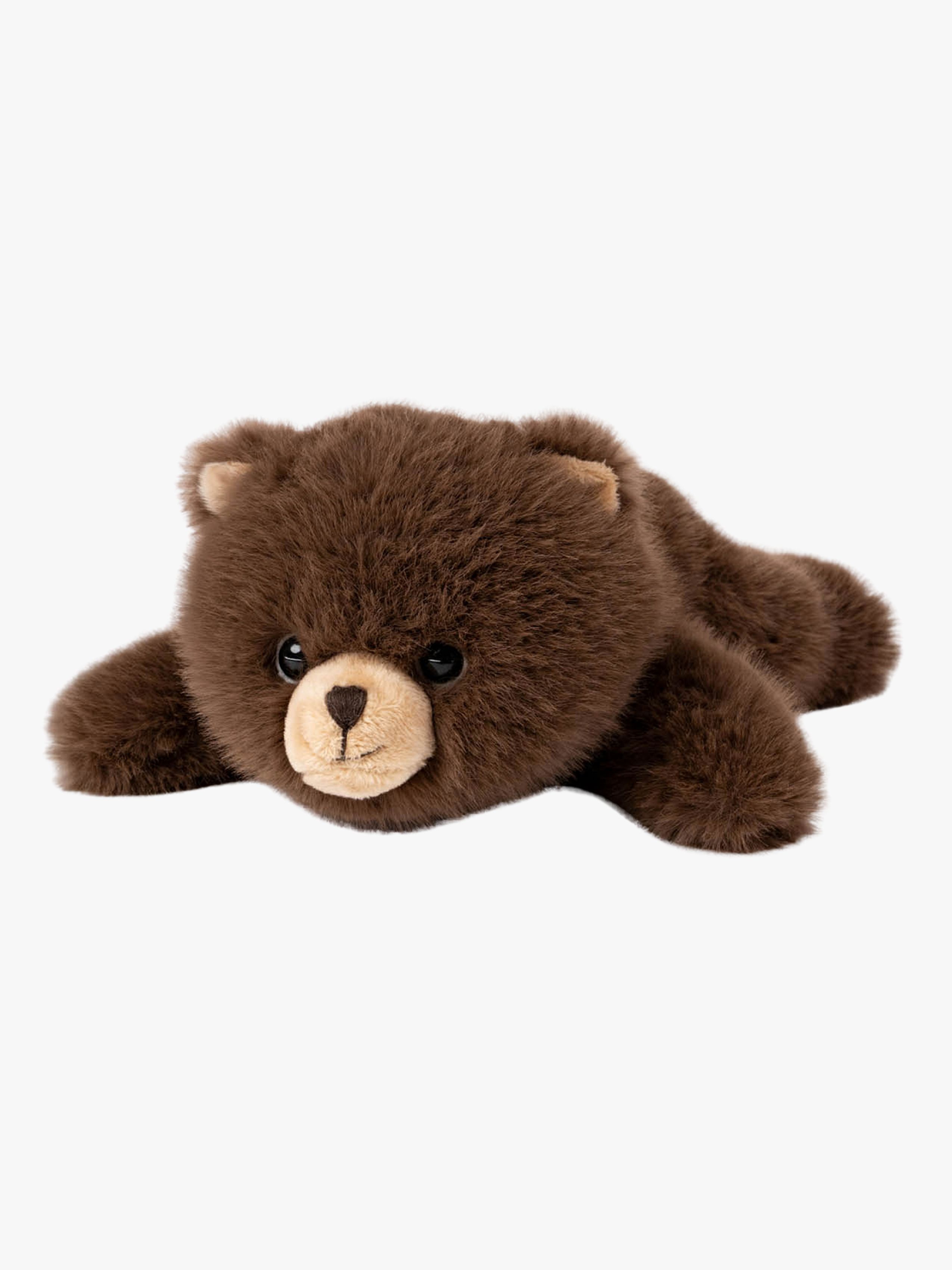 Teddykompaniet Plüschspielzeug Liegender Bär 28 cm, Braun