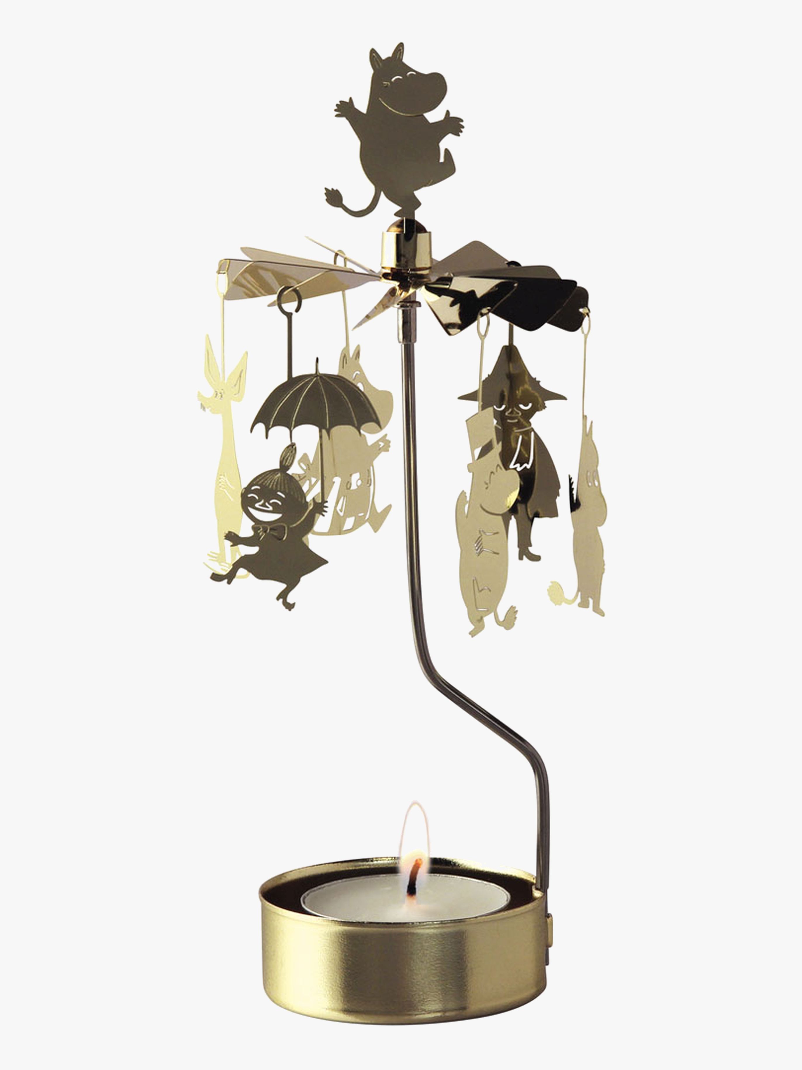 Design Cardell Engelspiel Die Muminfamilie mit Teelicht, Gold