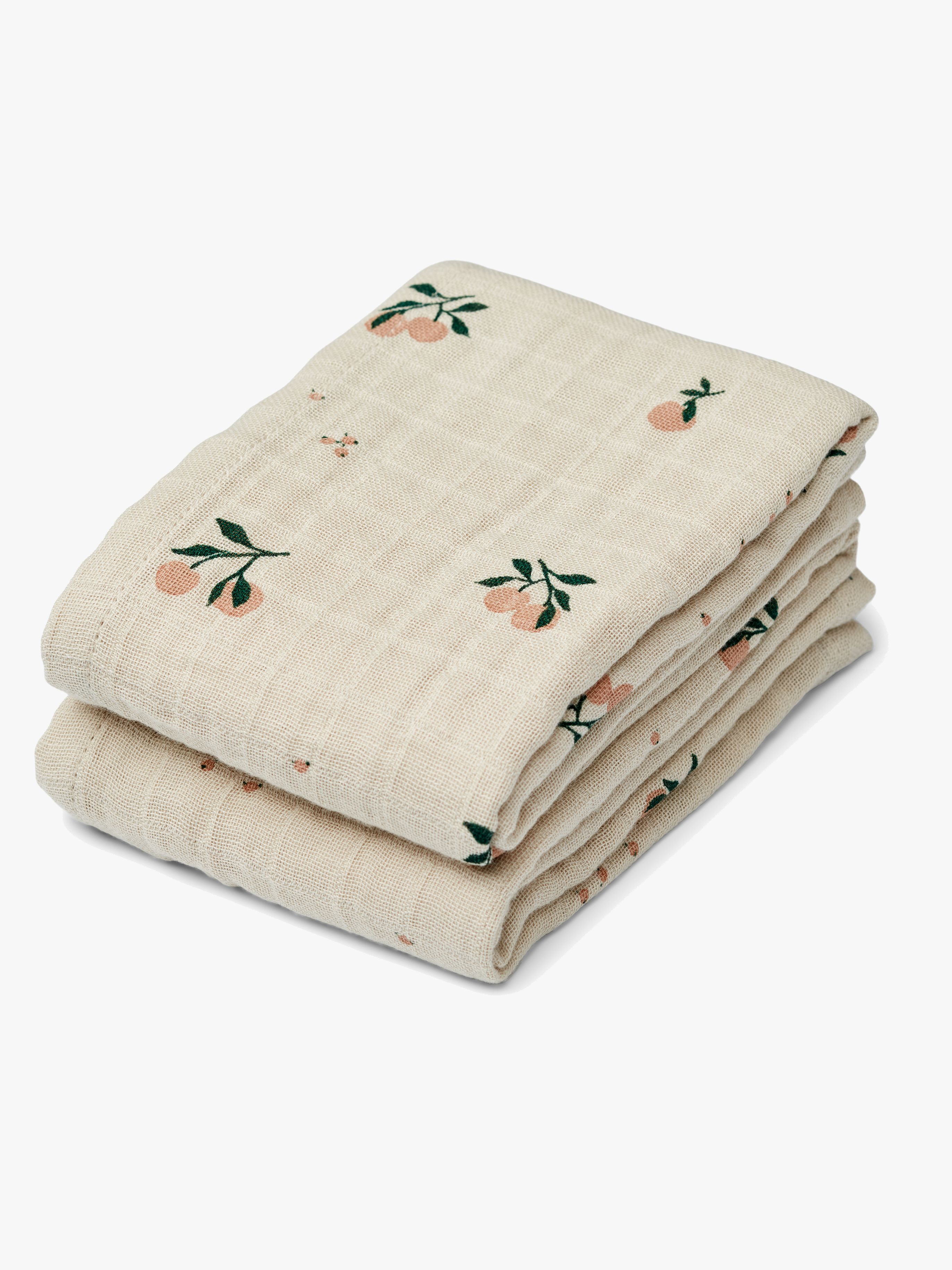Lewis Musselintuch 2er-Pack, Peach / Sea Shell