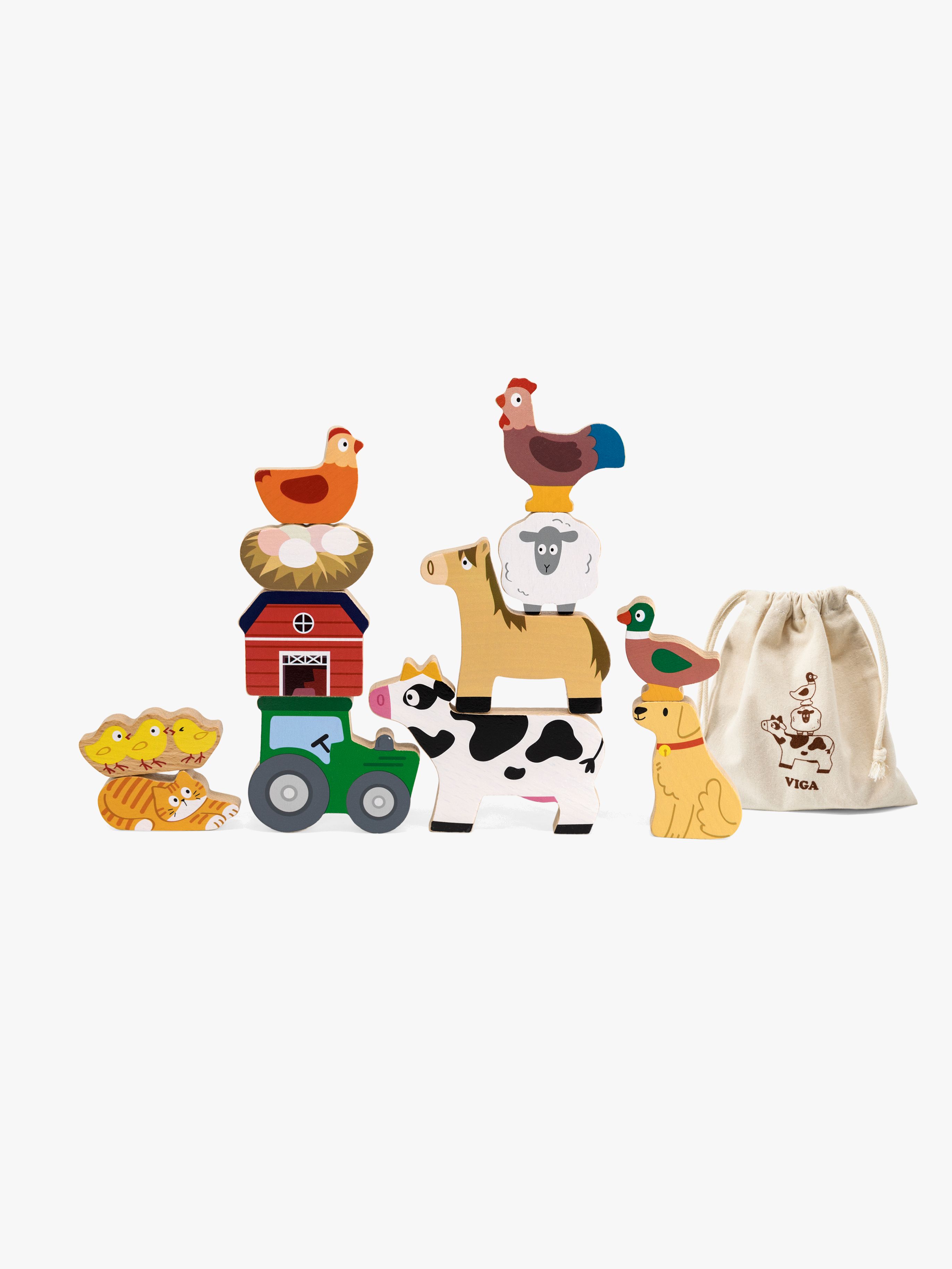 Stapelspiel Bauernhoftier, Babyspielzeug