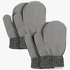 Lindberg Sundsvall Fäustlinge Wollmischung 2er-Pack, Grey/Anth