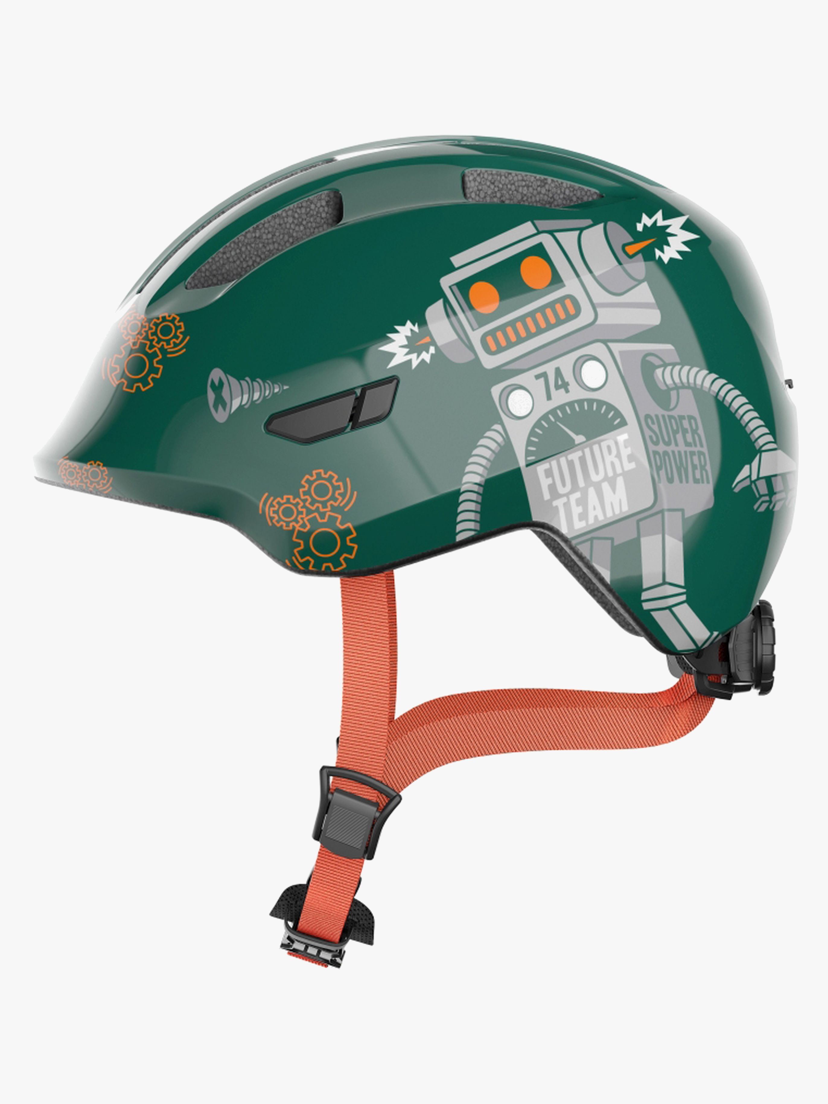 ABUS Smiley Helm, Green Robo, 50-55