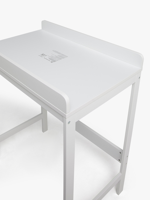 JLY Dream Wickeltisch m Ausziehbarer Badewanne, White