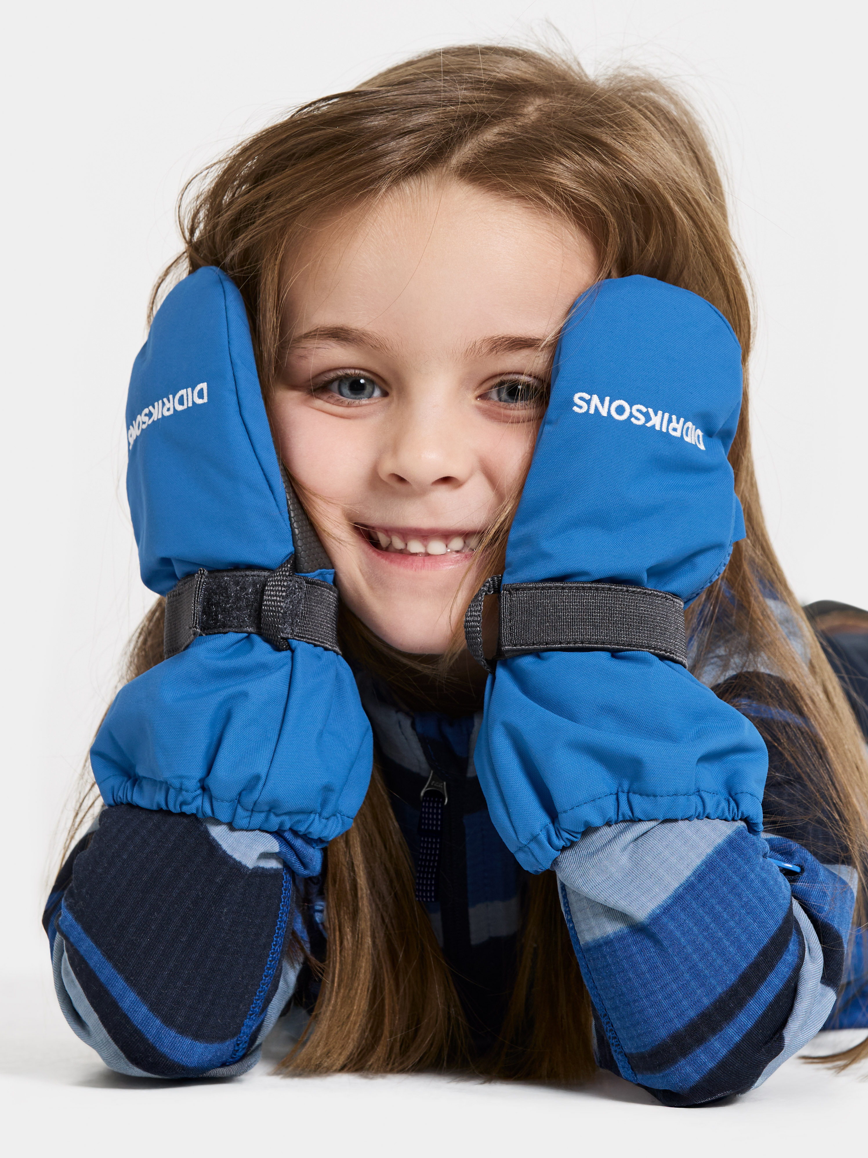 Didriksons Biggles Zip Fäustlinge, Sapphire Blue, 2-4 Jahre