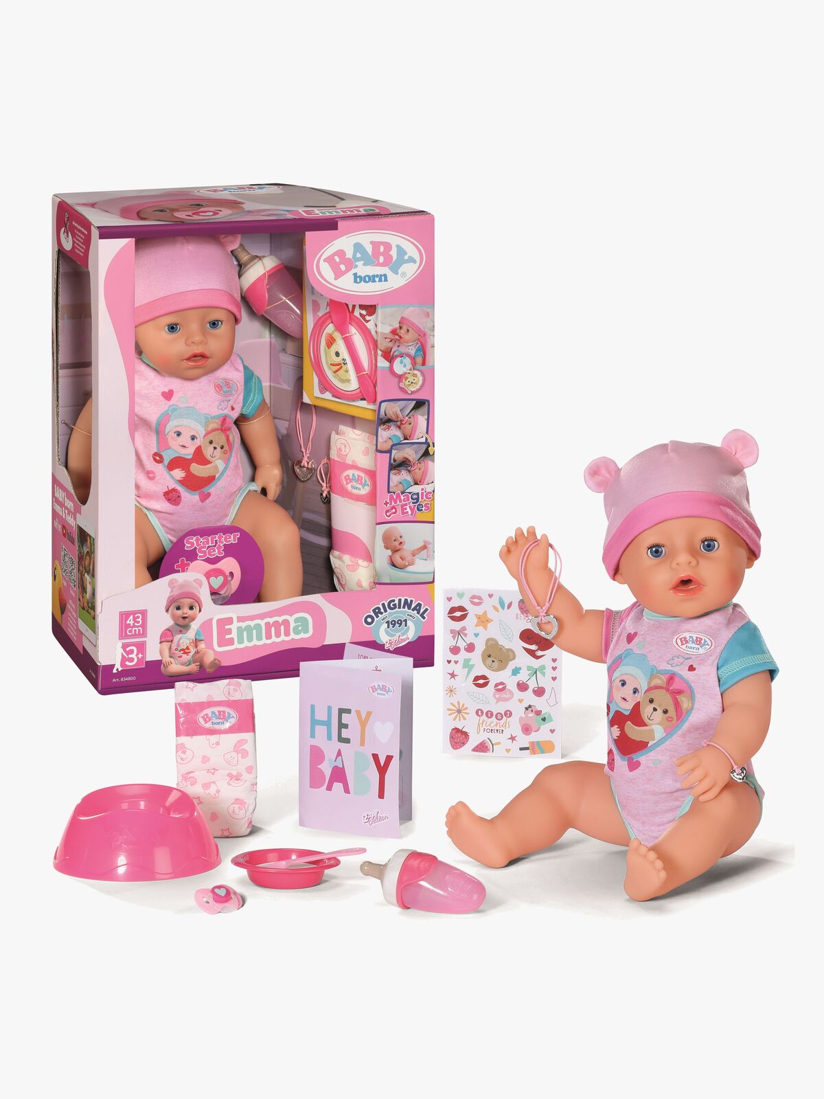 Baby Born Puppe Starter-Set Emma 43 cm