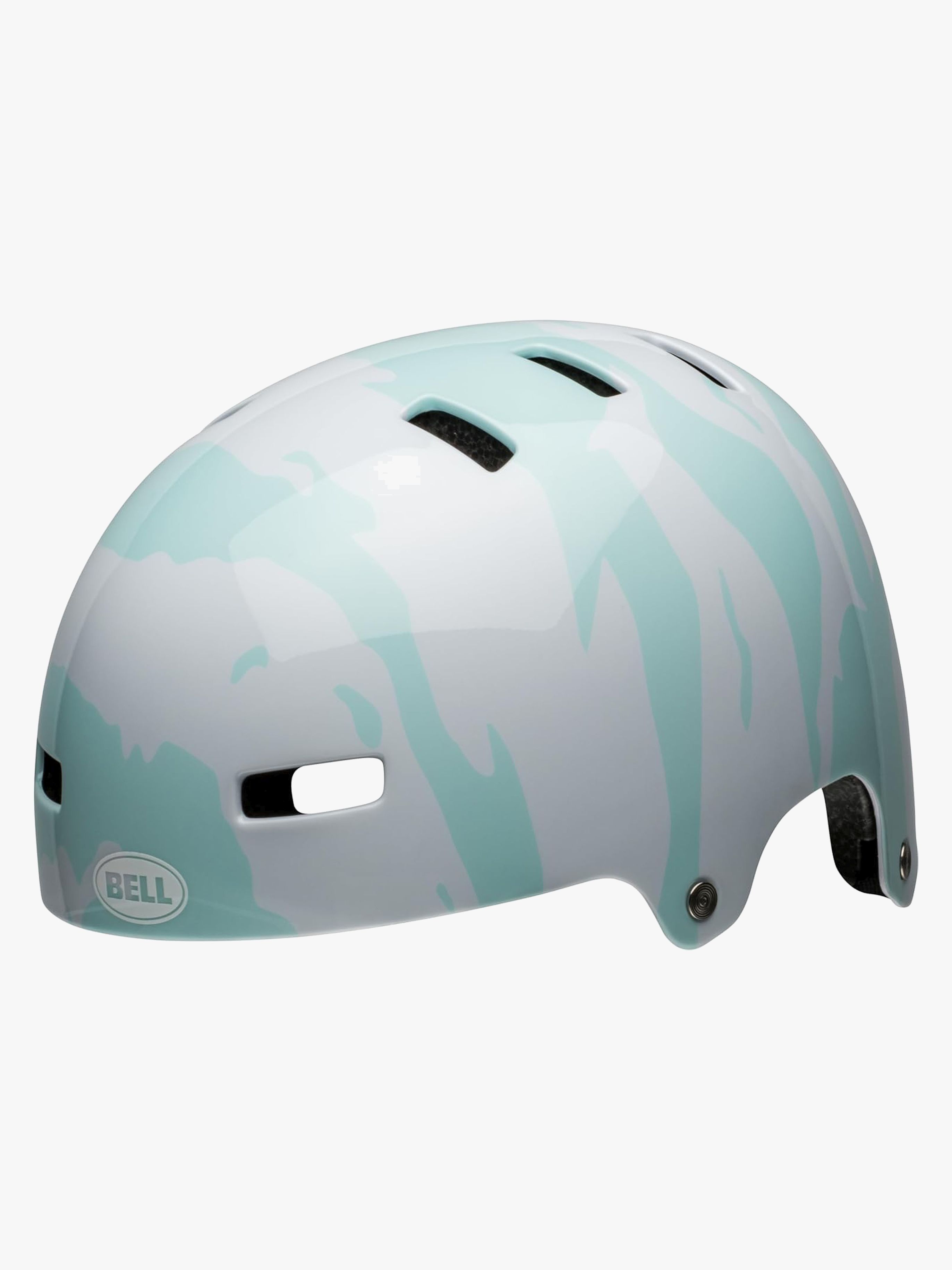 Klingel SPAN Gloss Helm, Weiß / Blau