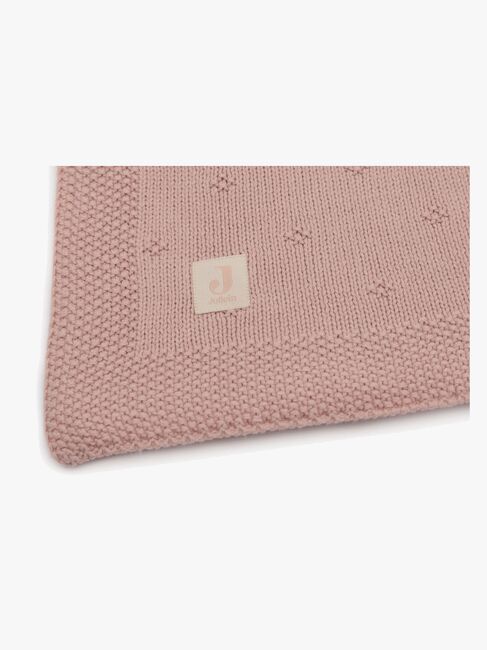 Jollein Strick-Decke Cozy, Wild Rose