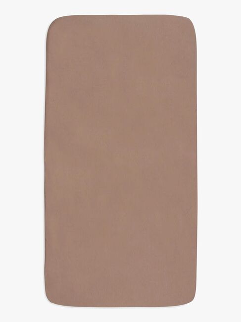 Jollein Spannbettlaken 2er-Pack 40x80, Milky Coffee/Ivory