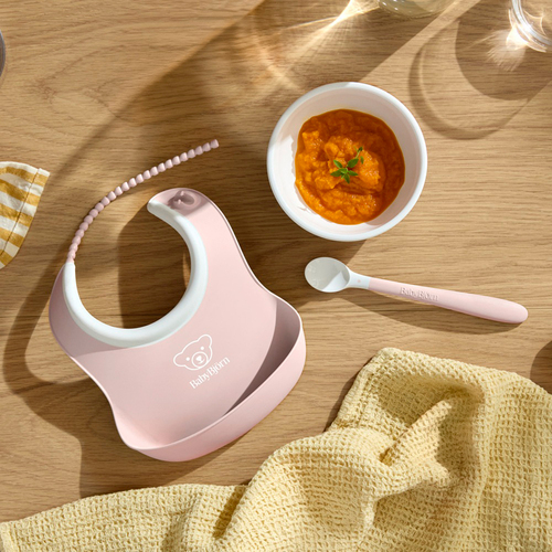 BabyBjörn Geschirr-Set 3-teilig, Blassrosa