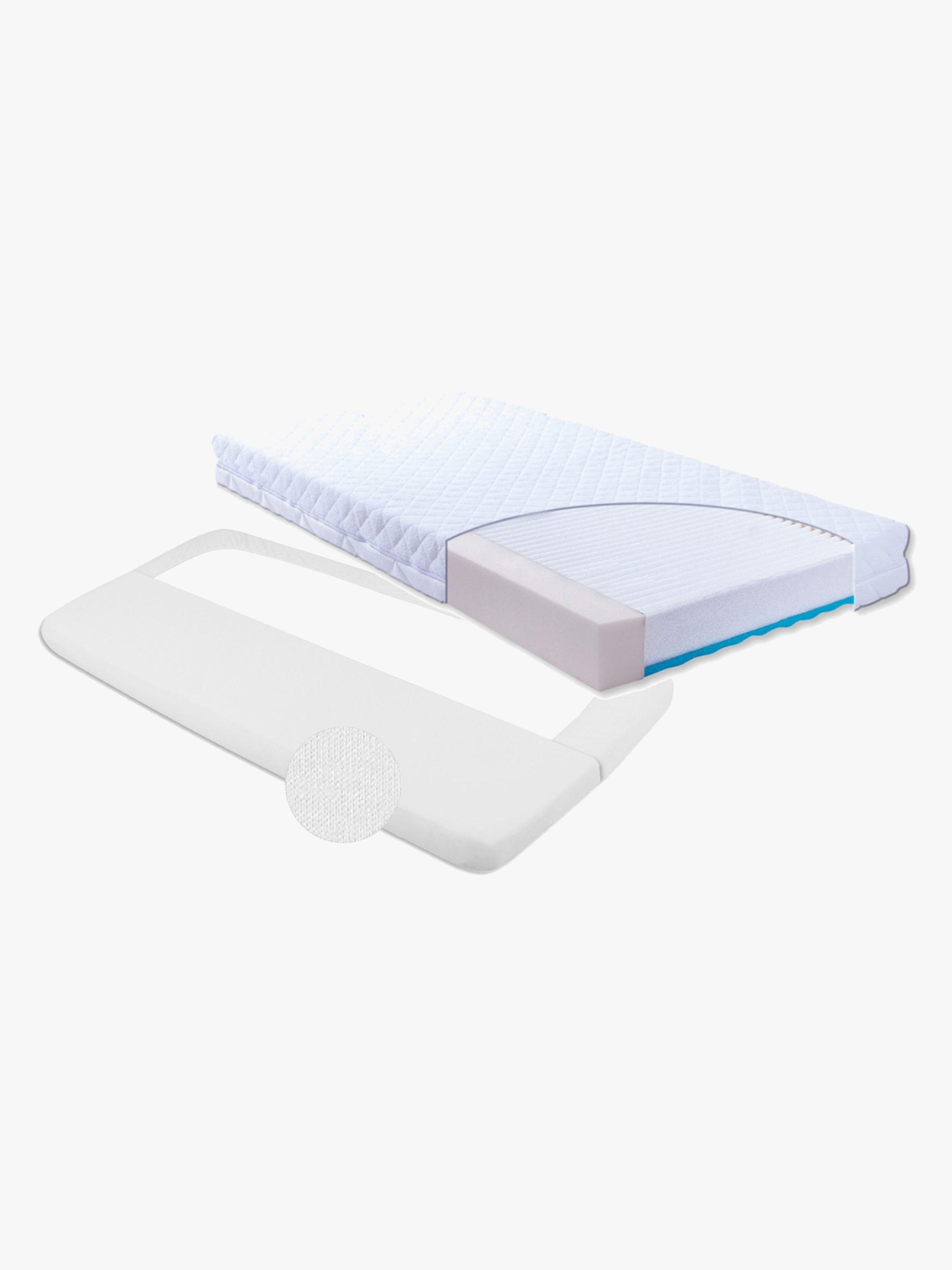 BabyMatex Matratze Carpathia Mit Matratzenschutz Überzug Frottee 70x140