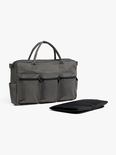 Beemoo Pro Double Wickeltasche, Mocha Grey