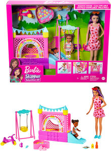 Barbie Spielset Babysitter Hüpfburg
