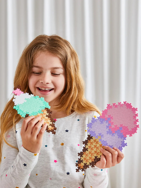 Plus-Plus Puzzle By Number Bausatz Eiswaffeln 250 Teile