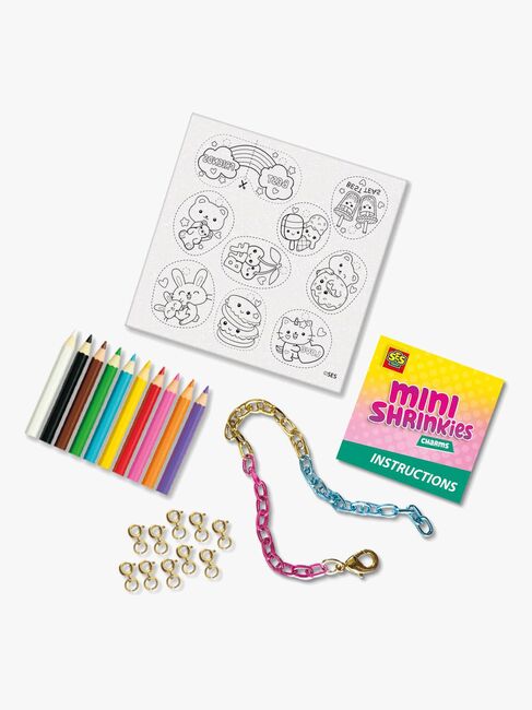 SES Creative Mini Shrinkies Bastelset Anhänger BFF