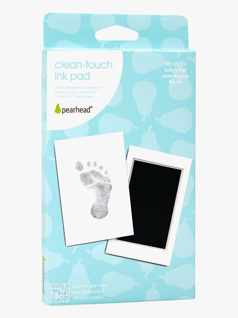 Pearhead Clean-Touch Fuß- und Handabdruck, Schwarz