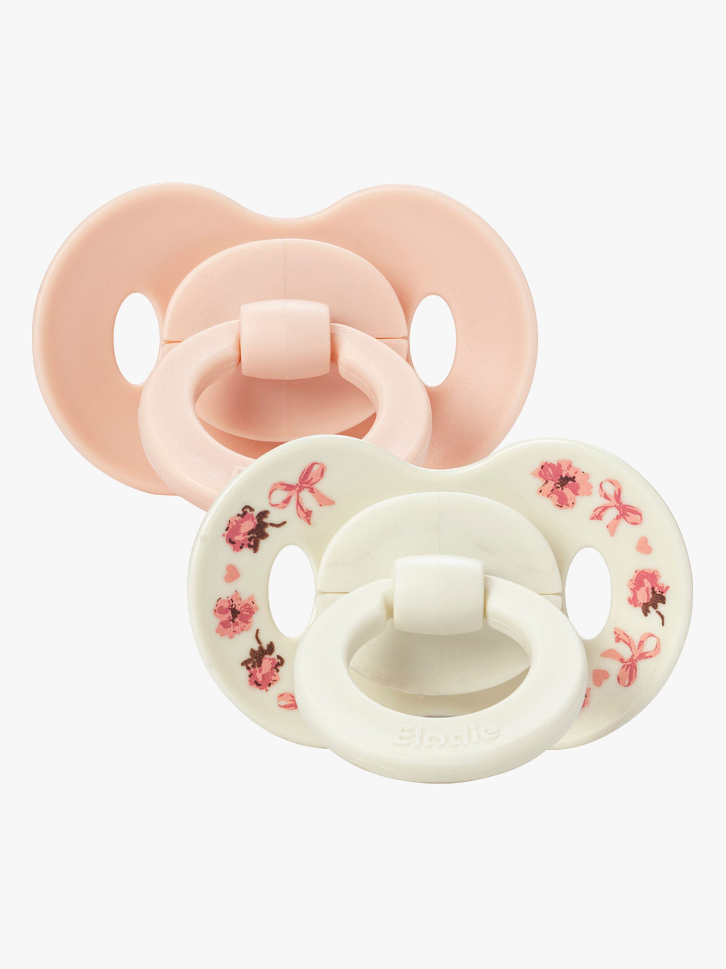 Binky Bundle Schnuller 0-6m Silikon 2er-Pack, Petit River Rose