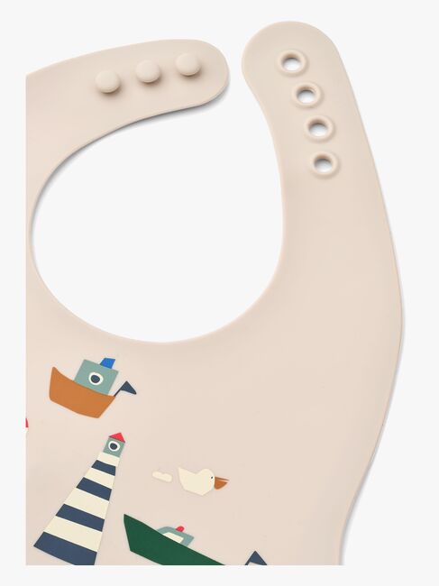 LIEWOOD Ember Gemusterte Lätzchen 2er-Pack, Sailing/Sandy