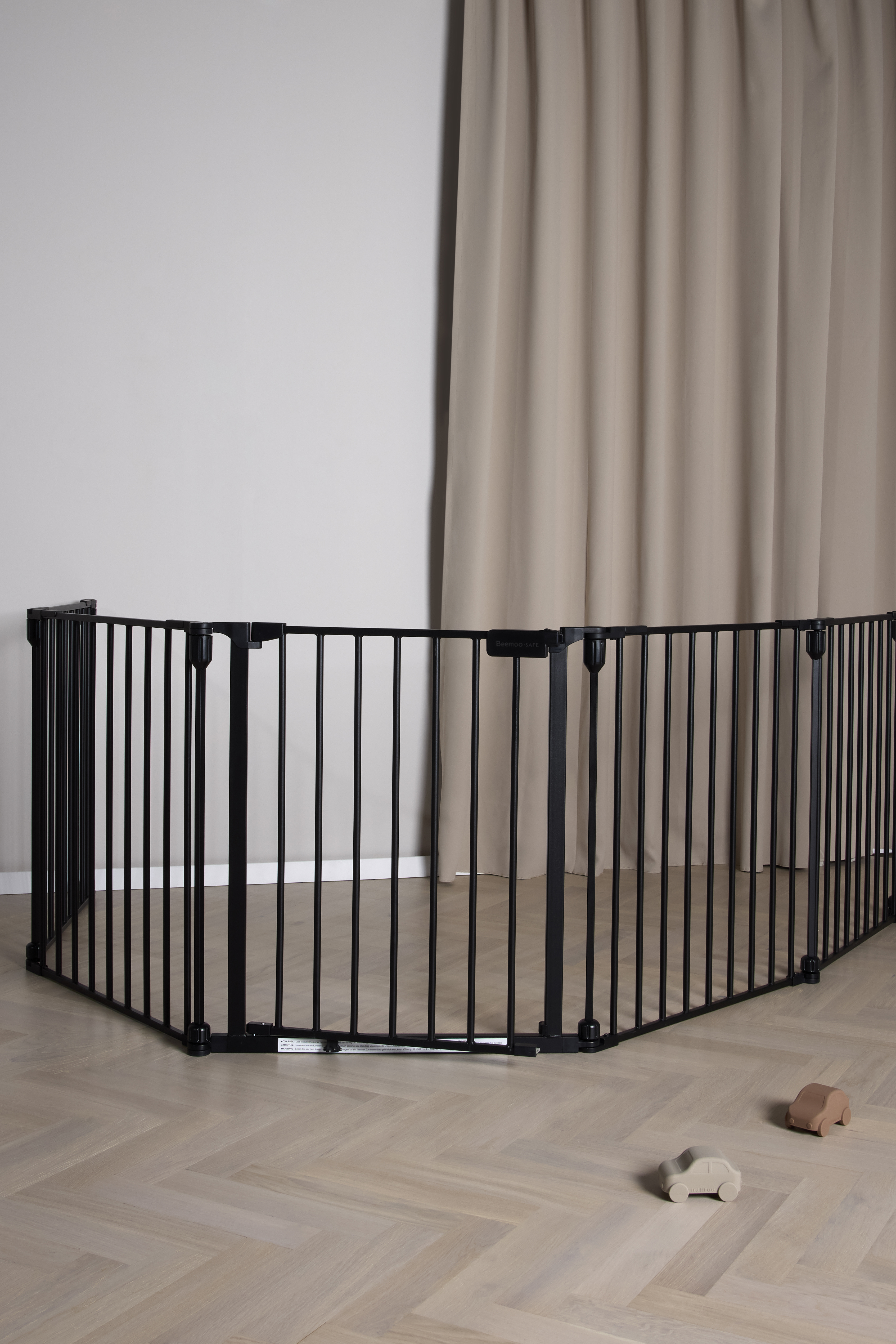 SAFE Protect Sicherheitsgitter / Raumteiler 5 Paneele, Black